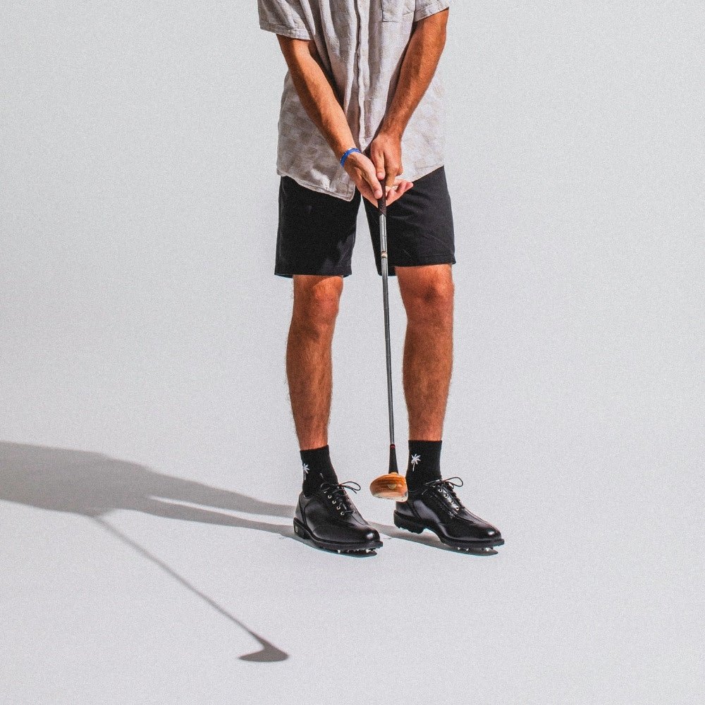 Del Campo Palms Night Mode golf socks