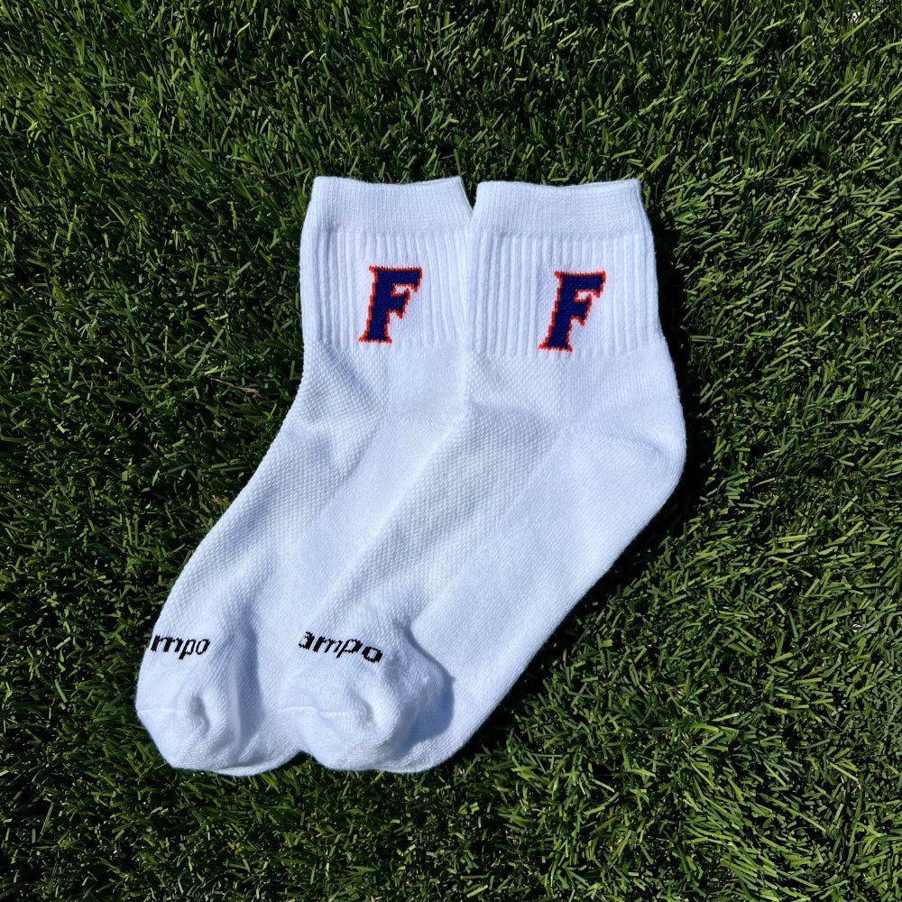 Del Campo Florida Gators Block F golf socks