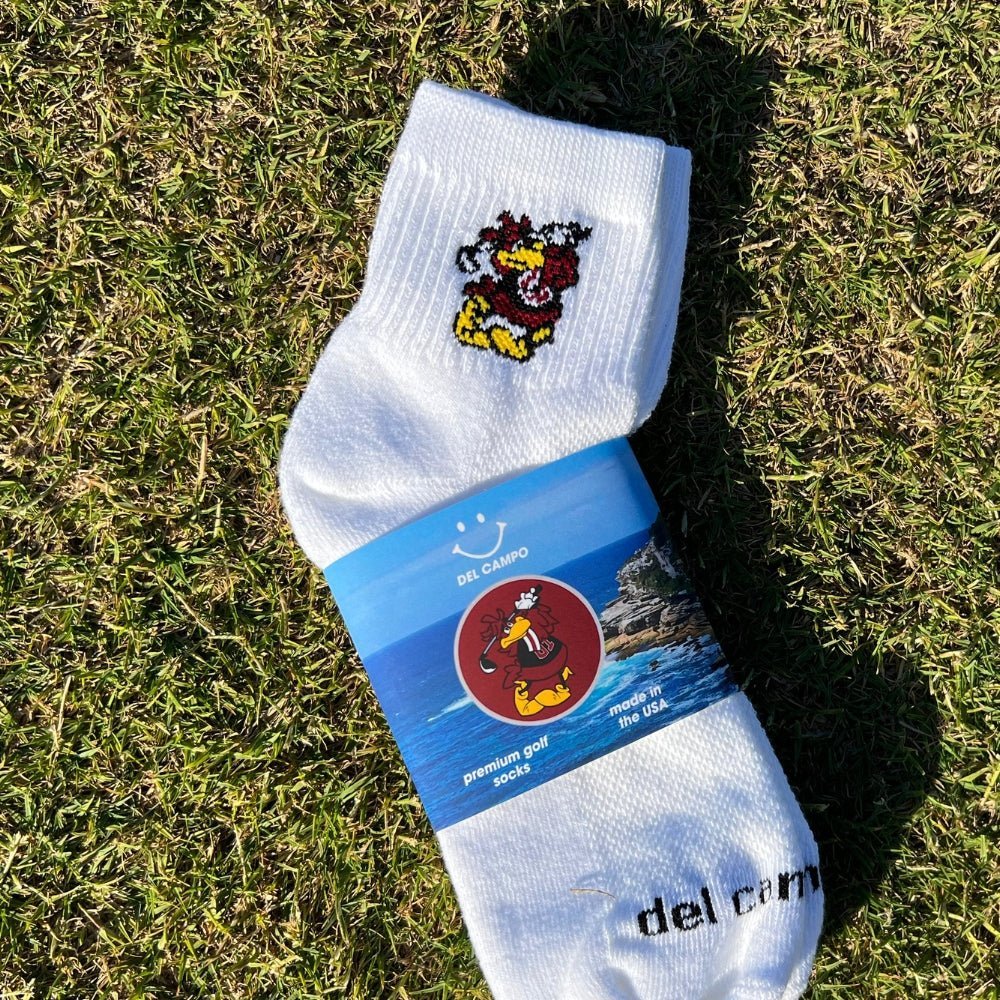 Del Campo South Carolina Gamecocks Pack golf socks featuring both officially licensed team styles