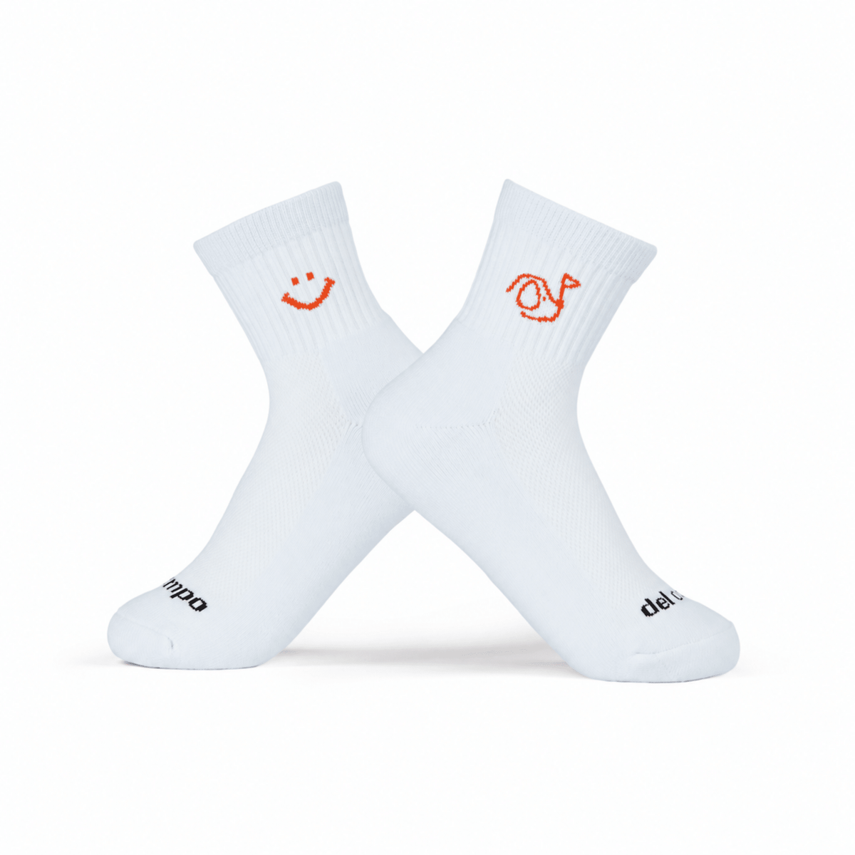 Puppies and Golf - Orange Socks - del campo