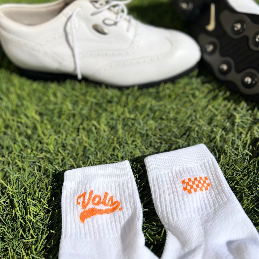 Del Campo Tennessee Volunteers Pack golf socks featuring all three officially licensed team styles