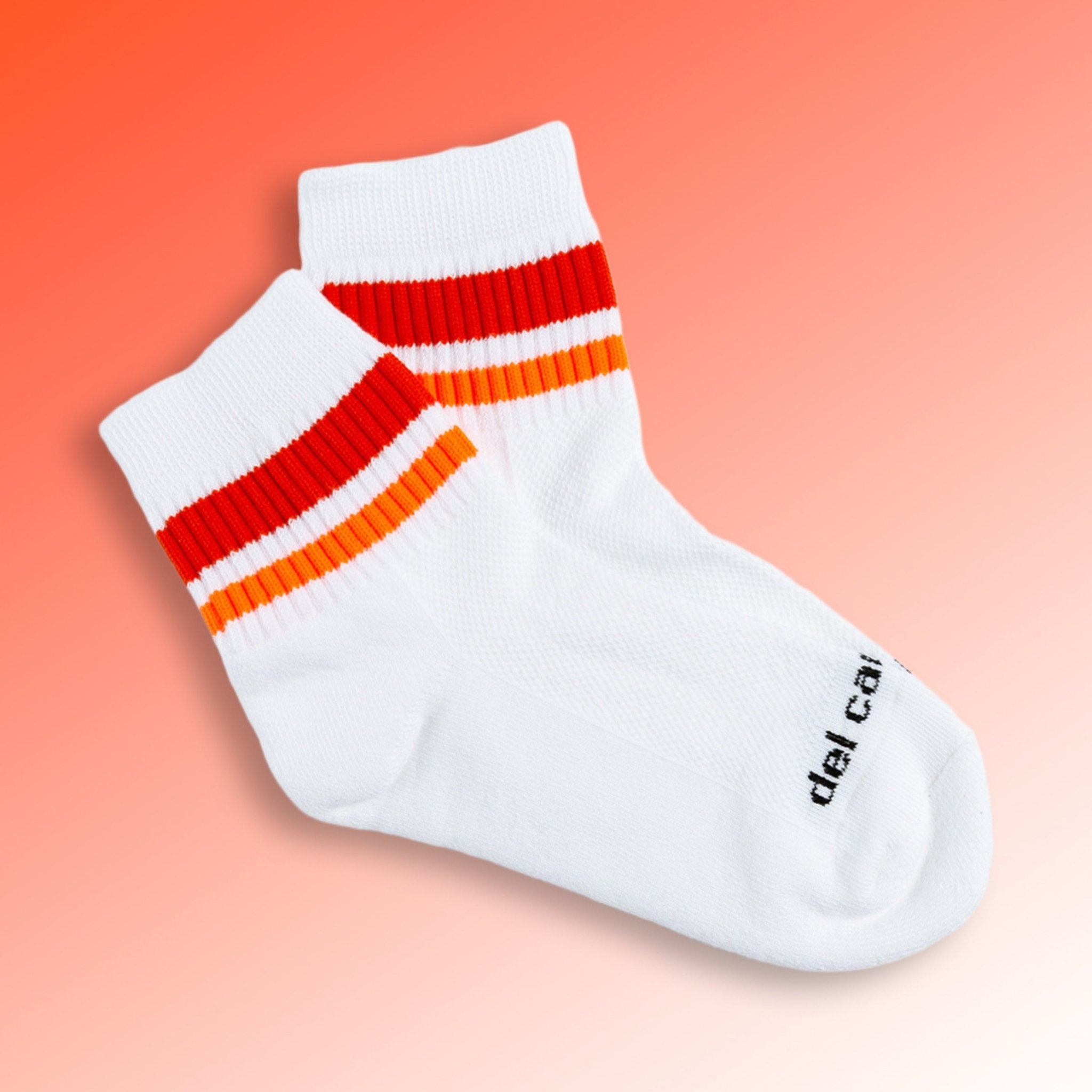 Del Campo Orange golf socks