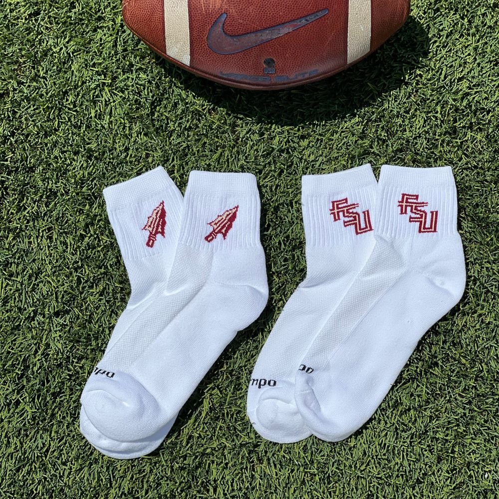 Del Campo Florida State Seminoles Script golf socks