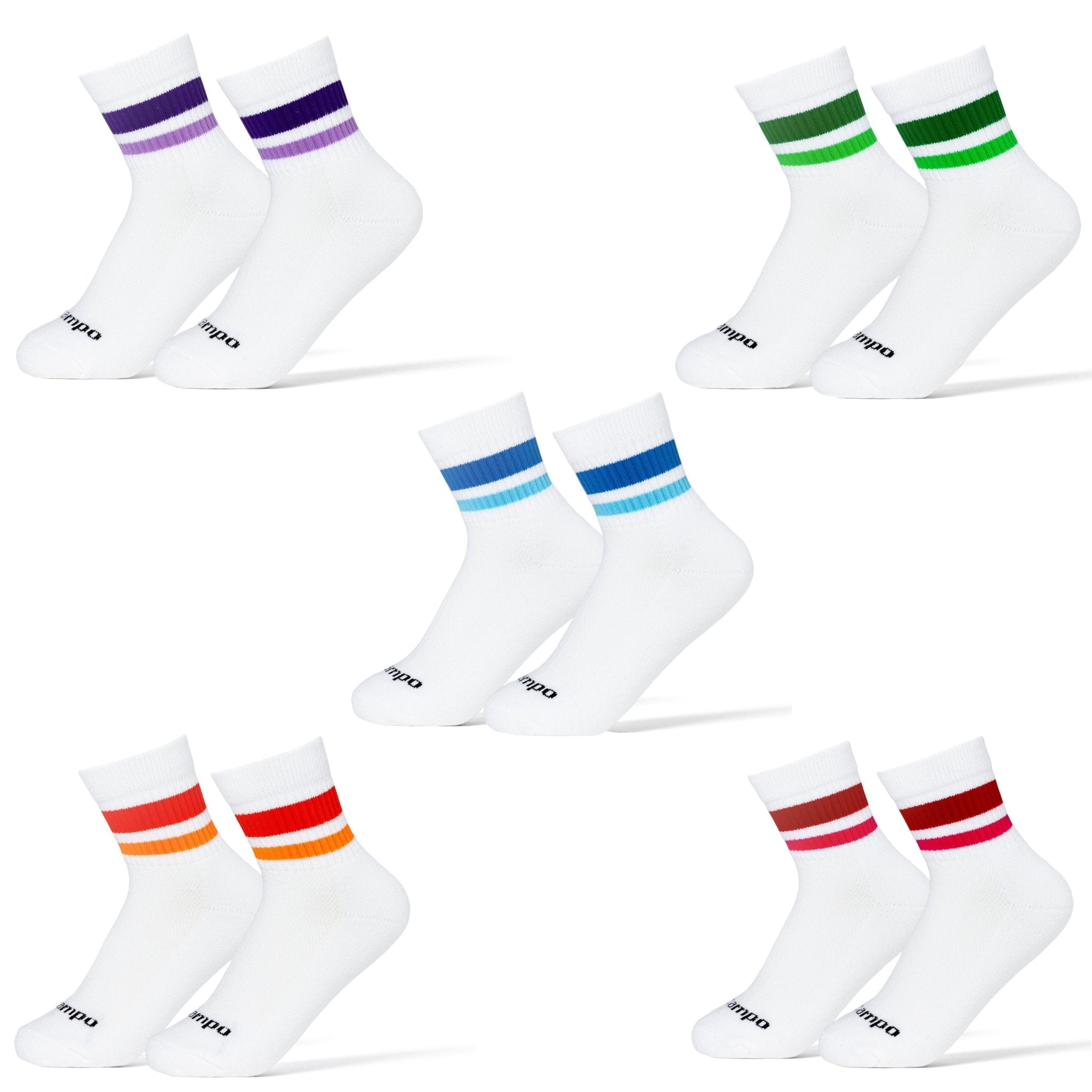 Stripe Pack - Del Campo Golf Socks | Made in USA