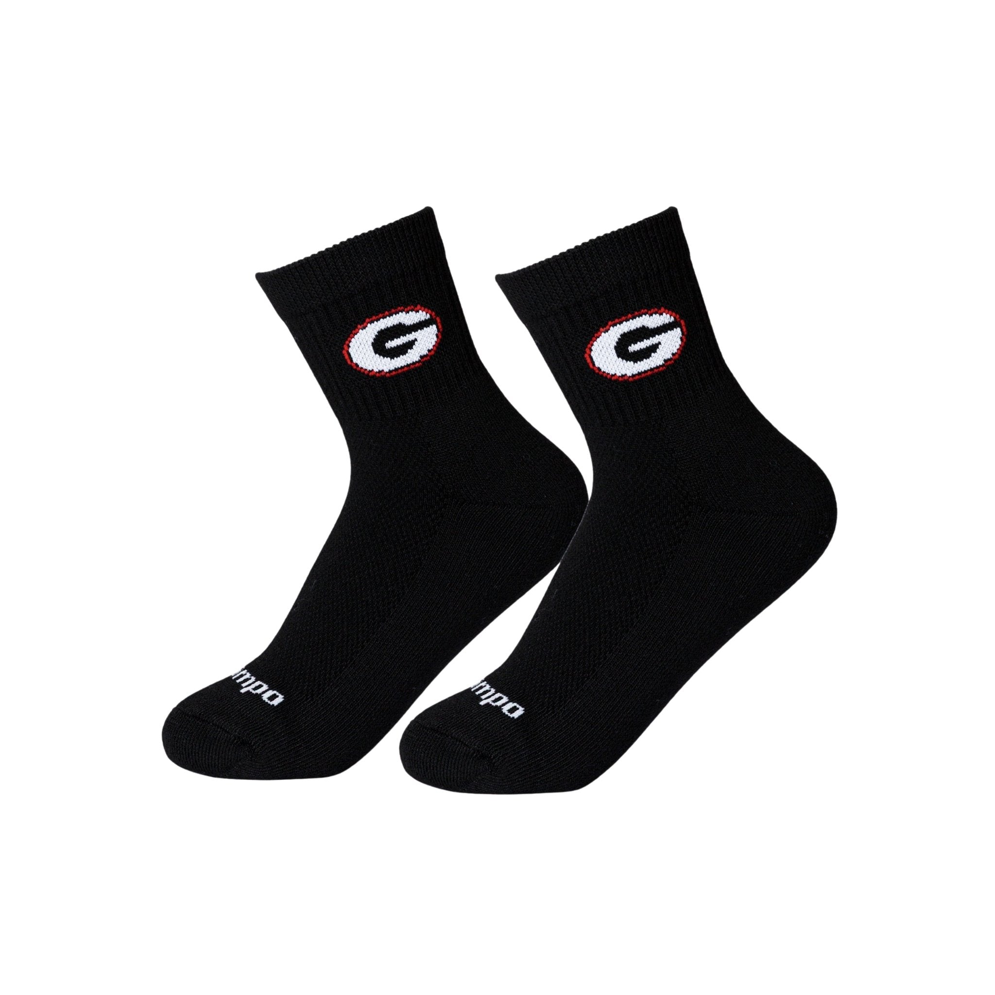 Del Campo Georgia Bulldogs Pack golf socks featuring both officially licensed team styles