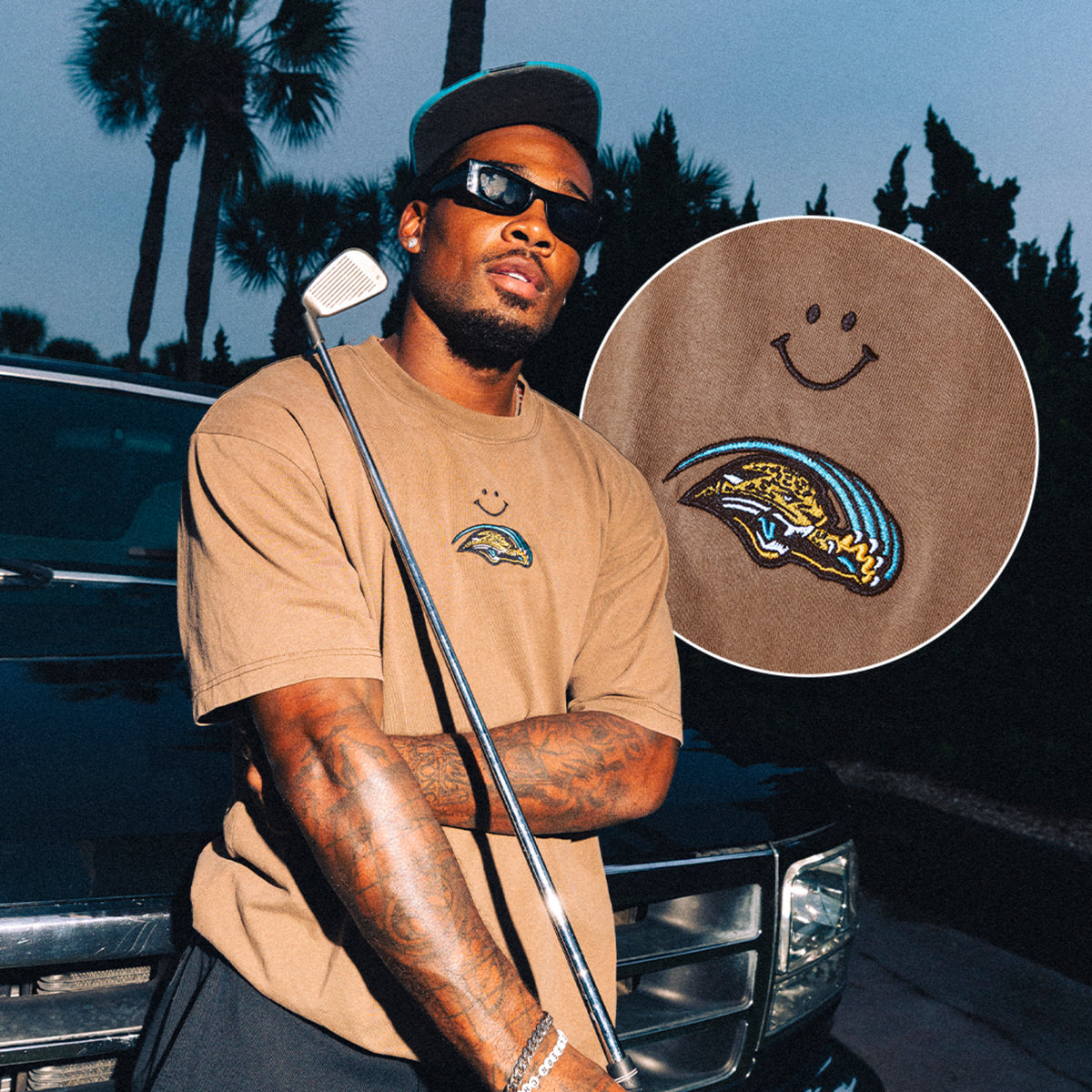 The Jags Smiley Tee Apparel - del campo