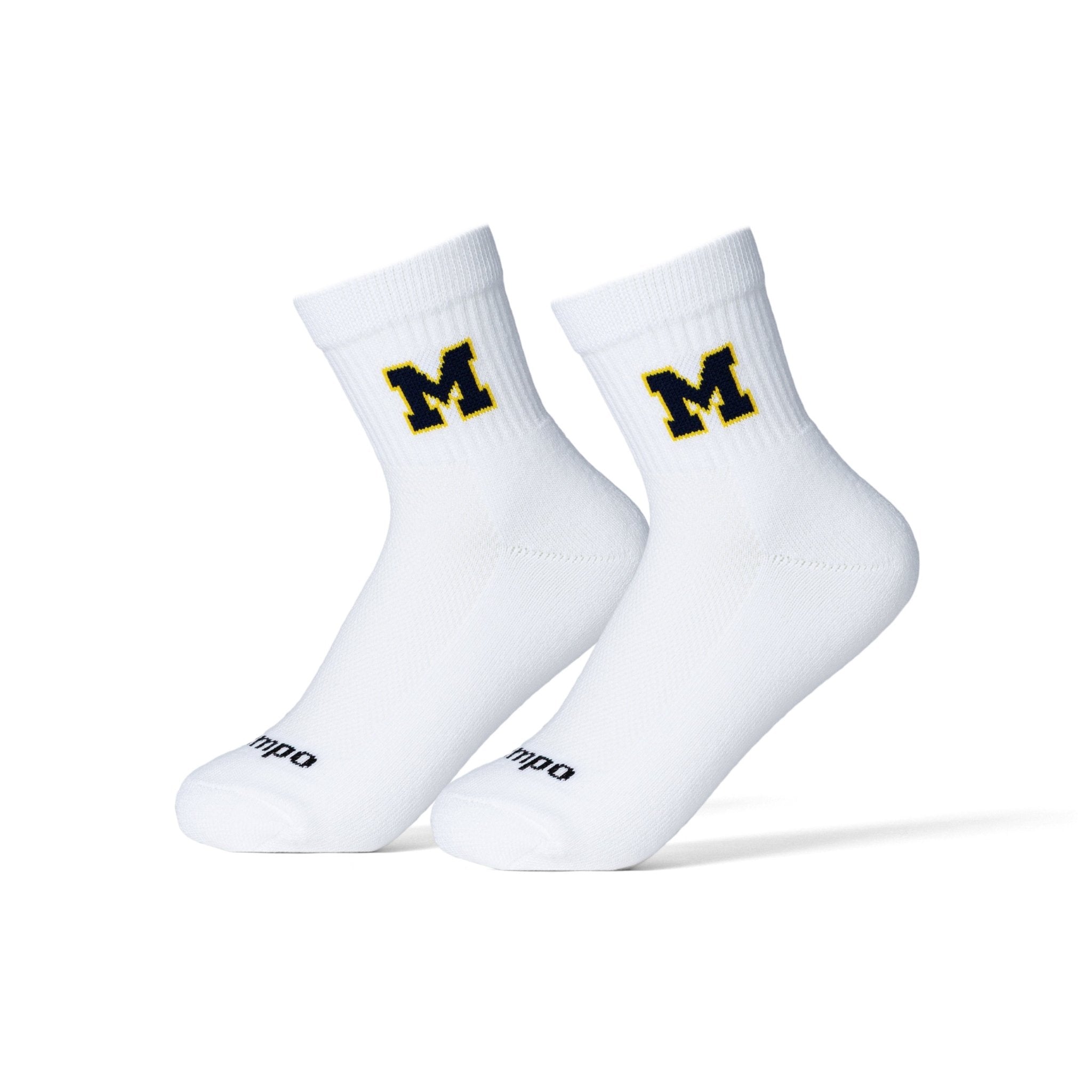 Del Campo Michigan Wolverines Navy golf socks