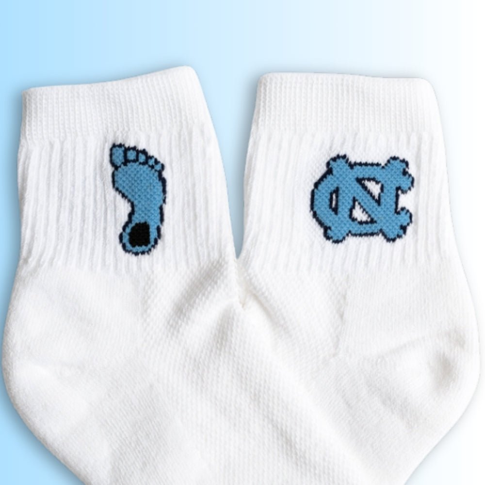 Del Campo North Carolina Tar Heels Pack golf socks featuring both officially licensed team styles