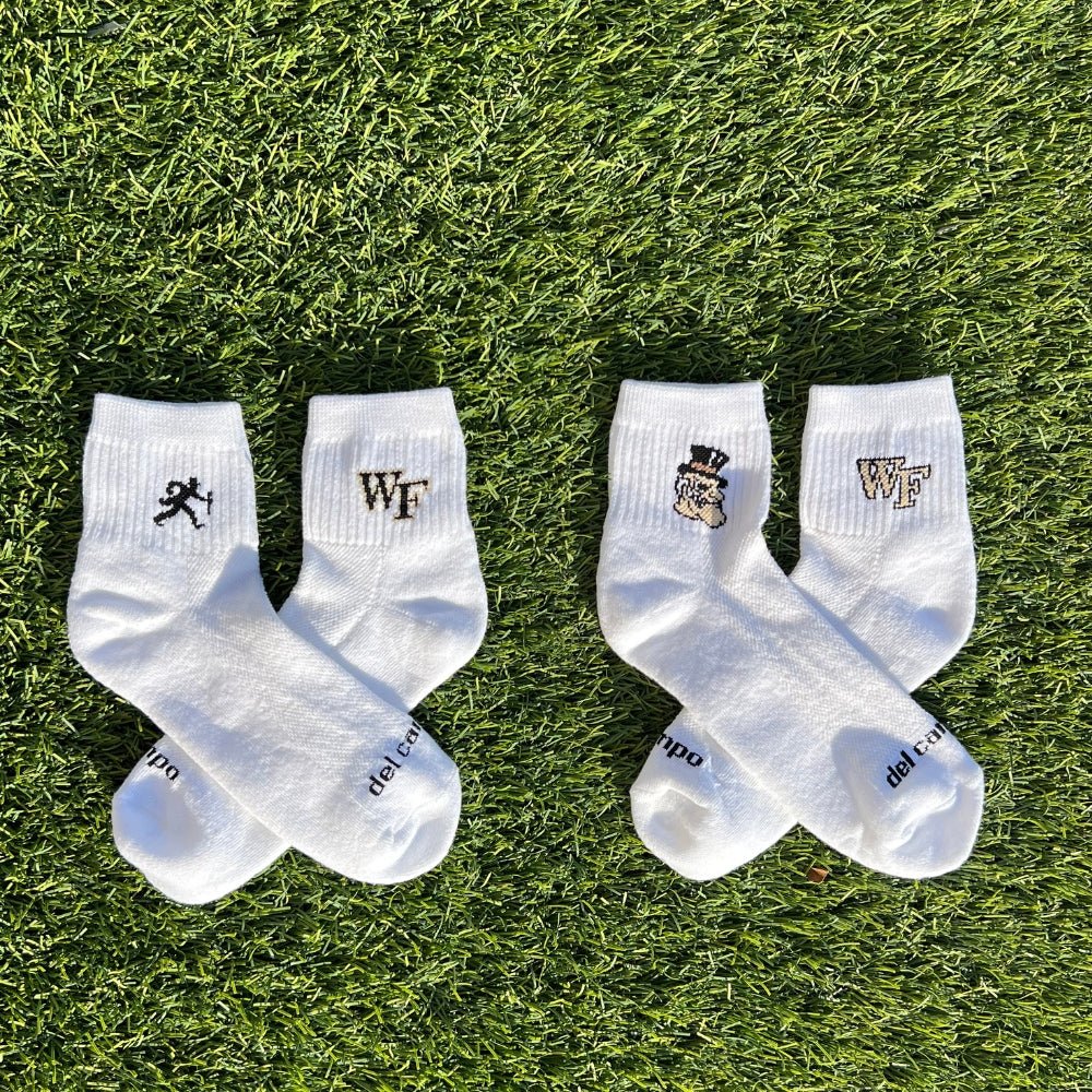 Del Campo Wake Forest Demon Deacons Walking Deacon golf socks