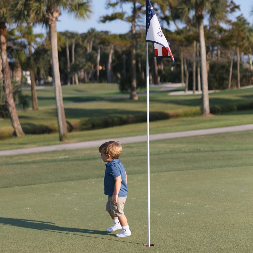 Del Campo Kids Smiley golf socks