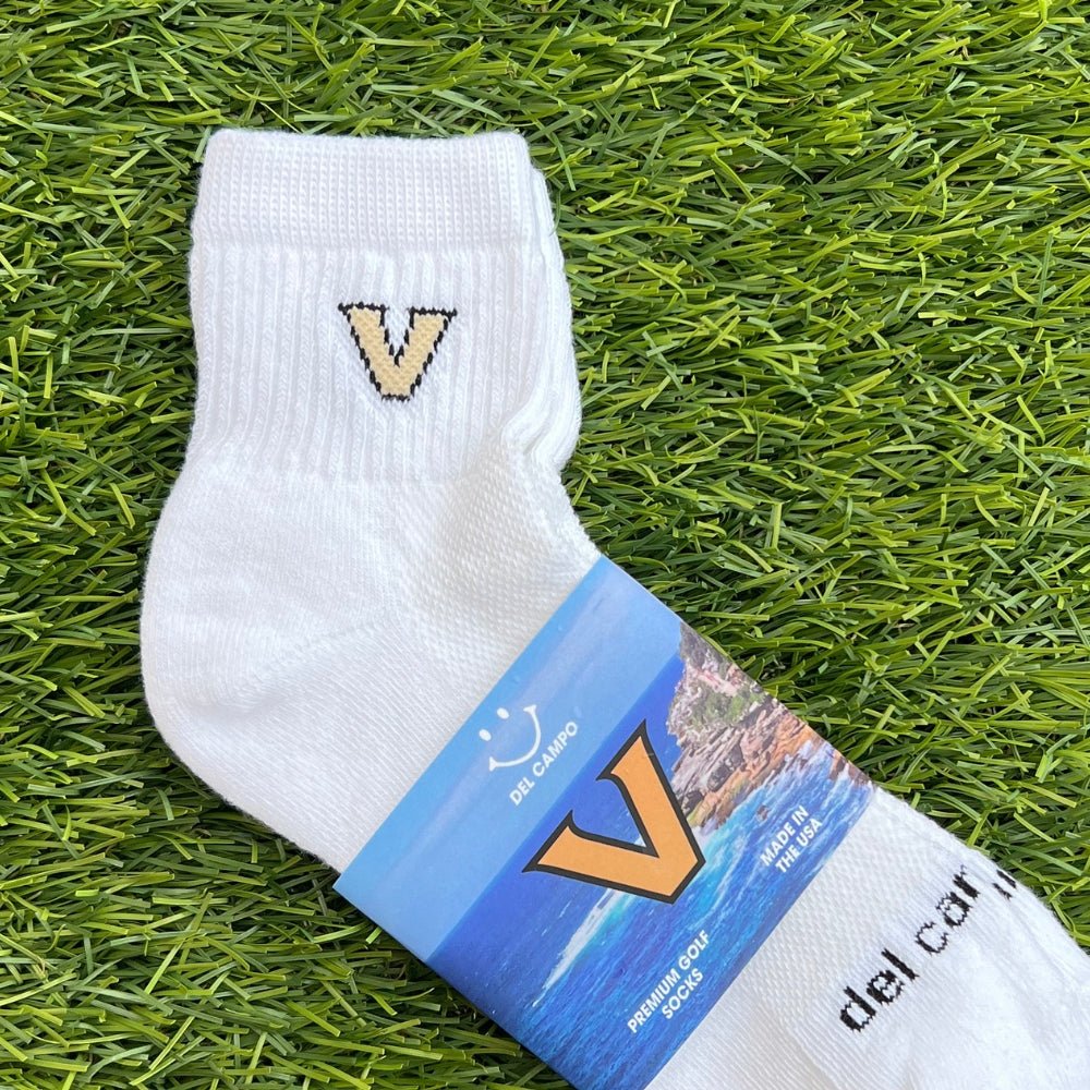 Del Campo Vanderbilt Commodores golf socks