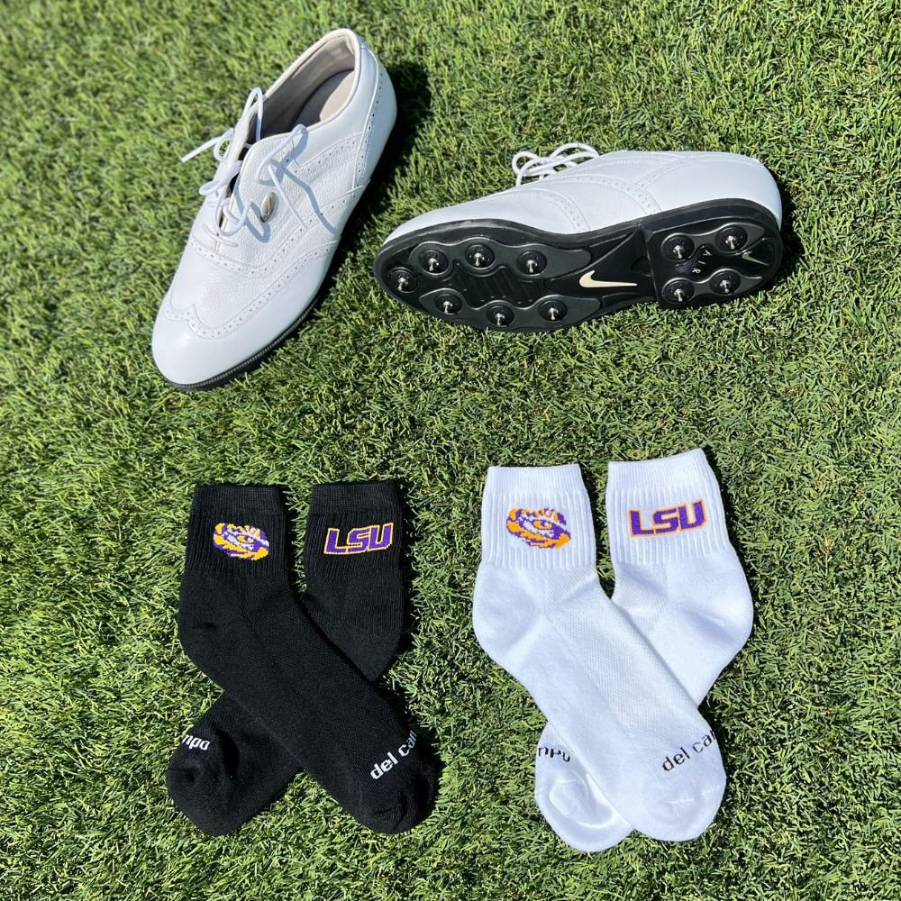 Del Campo LSU Tigers golf socks