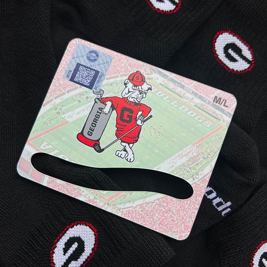 Del Campo Georgia Bulldogs Night Mode golf socks