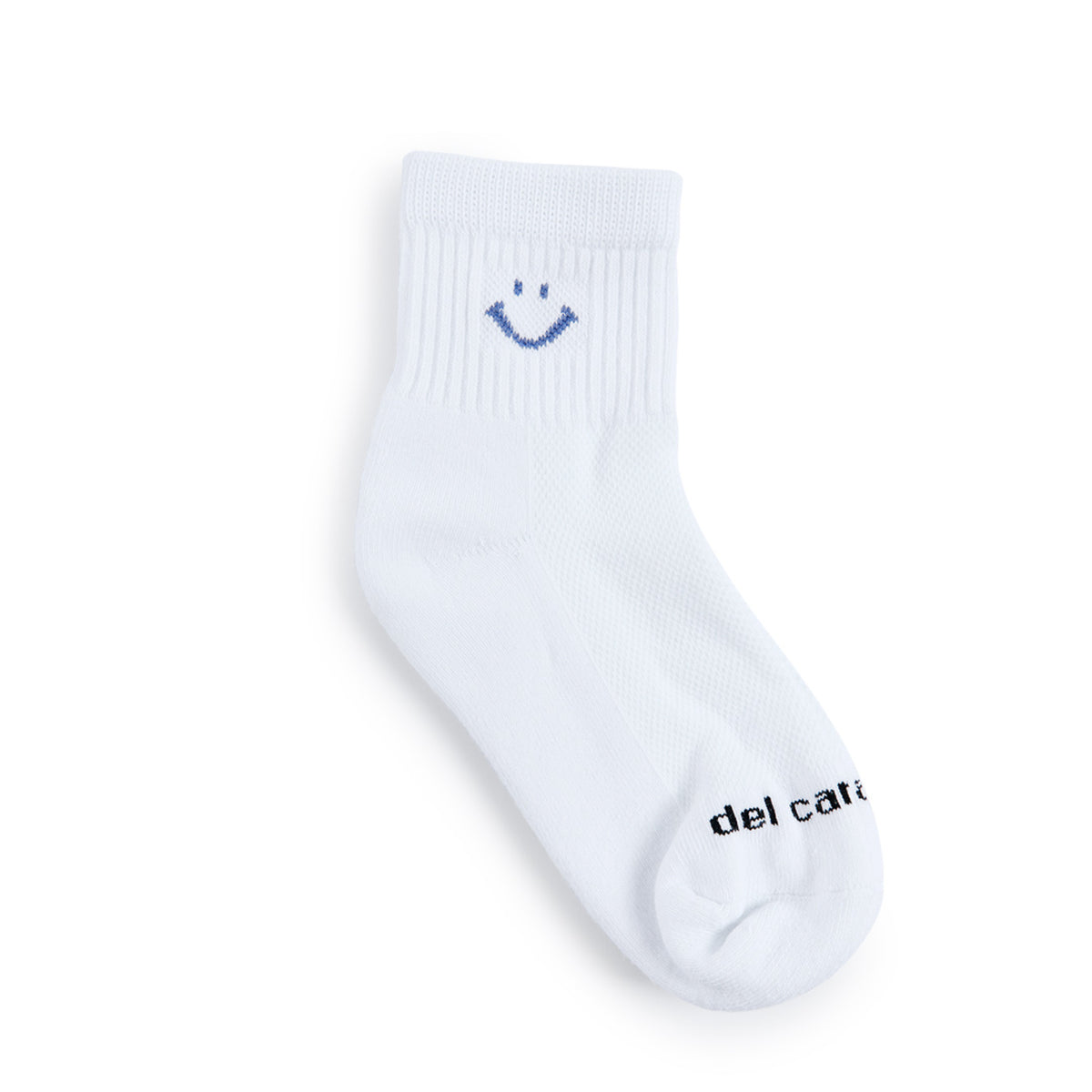 Del Campo Denim Smiley golf socks, flat lay