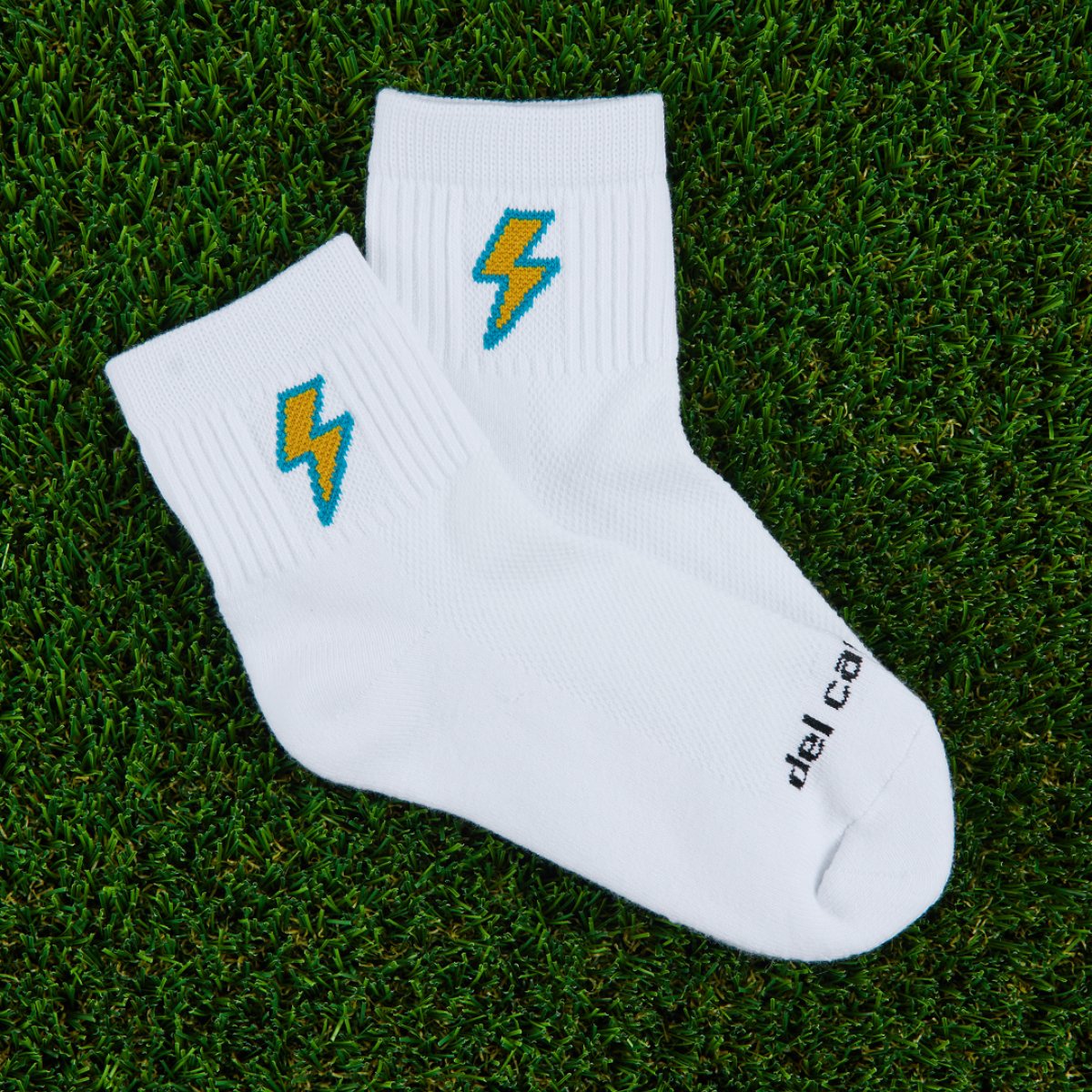 Teal/Gold Bolts