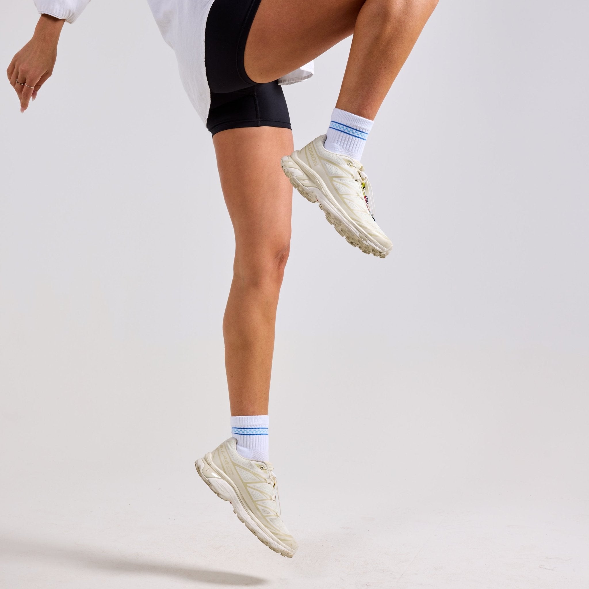 Blue Checkered Stripes - del campo