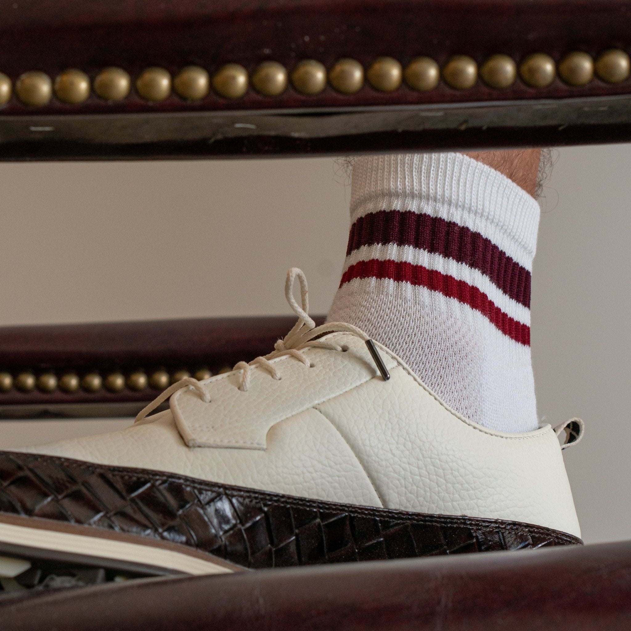 Burgundy Stripes - del campo