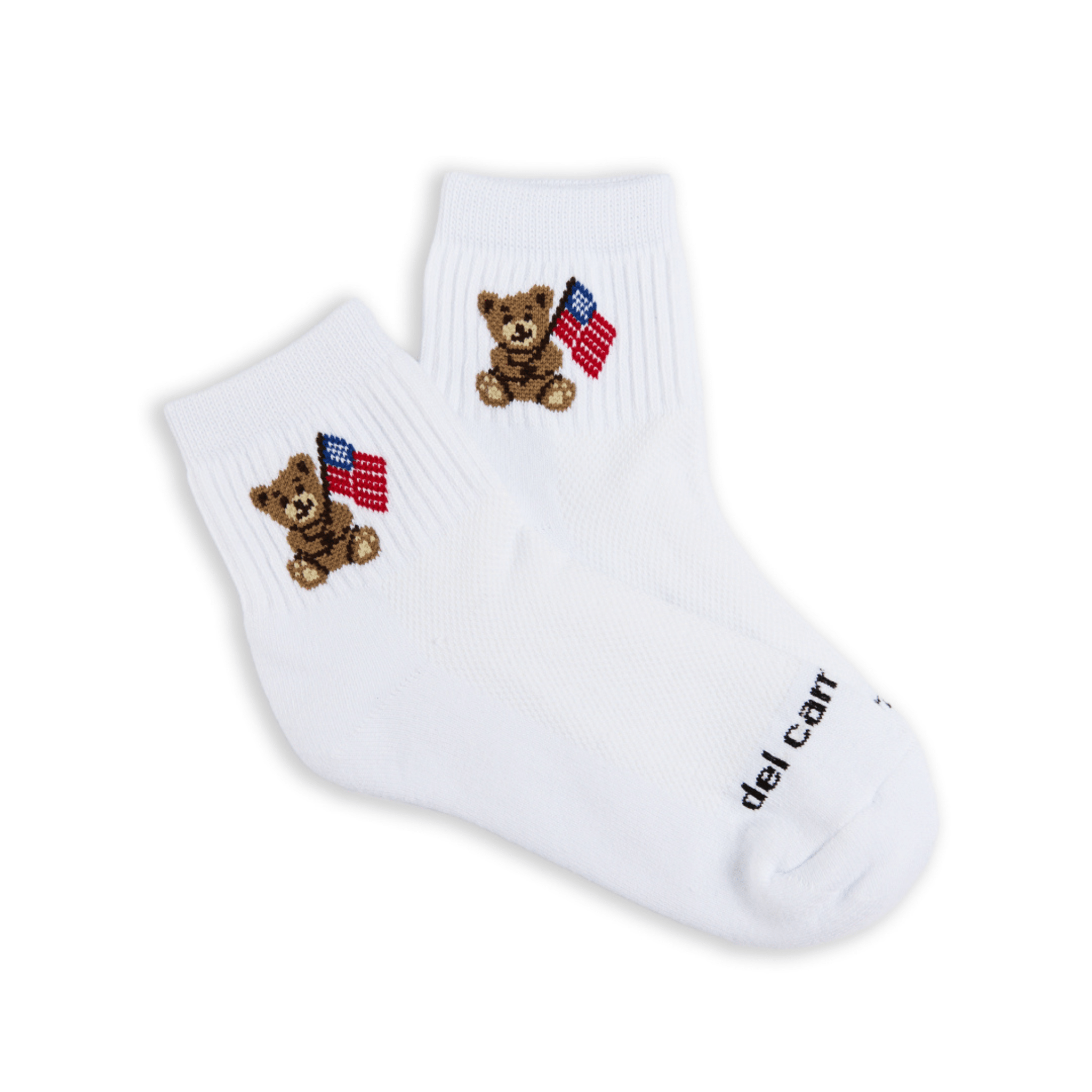 Del Campo American Teddy Bear golf socks