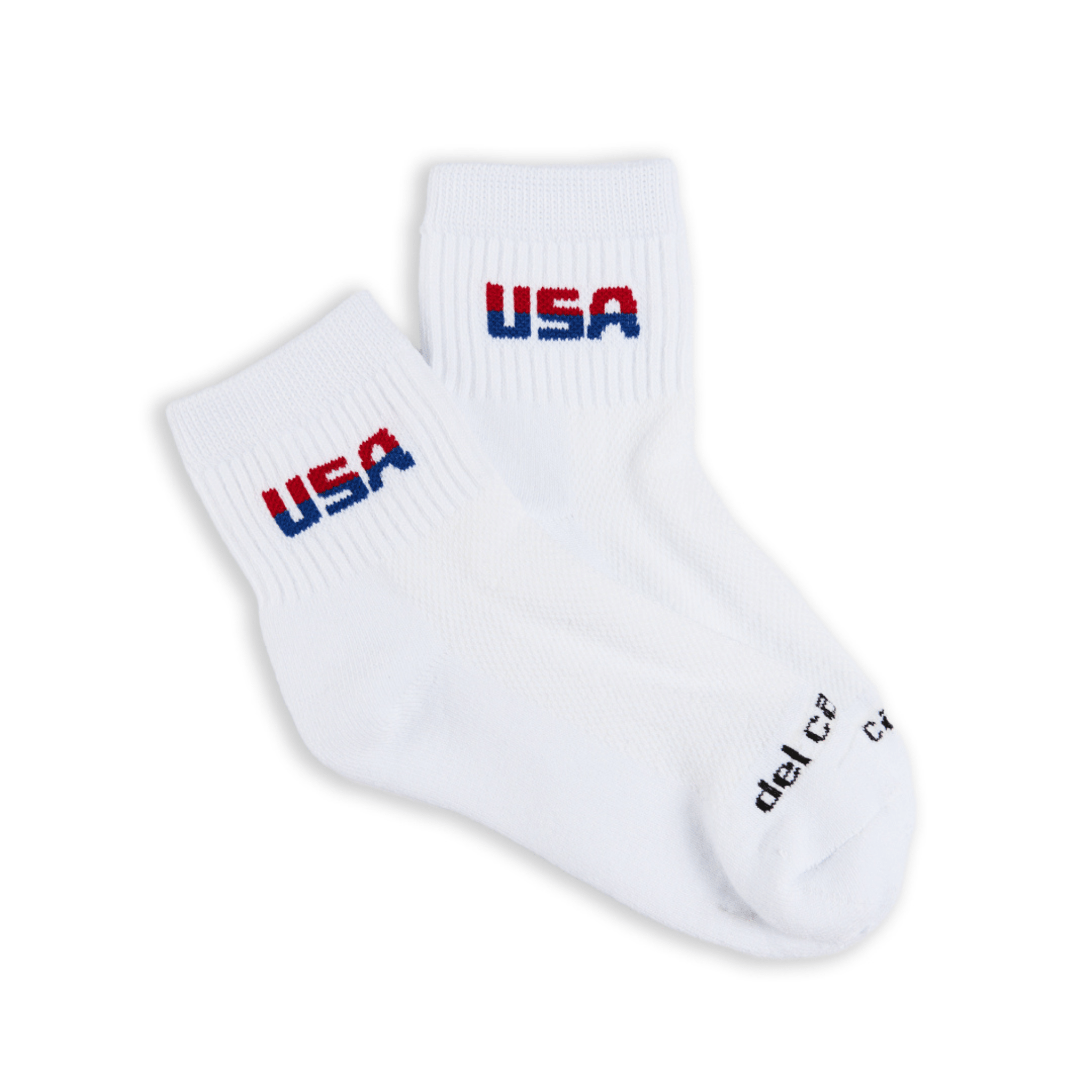 Del Campo Two Tone USA golf socks