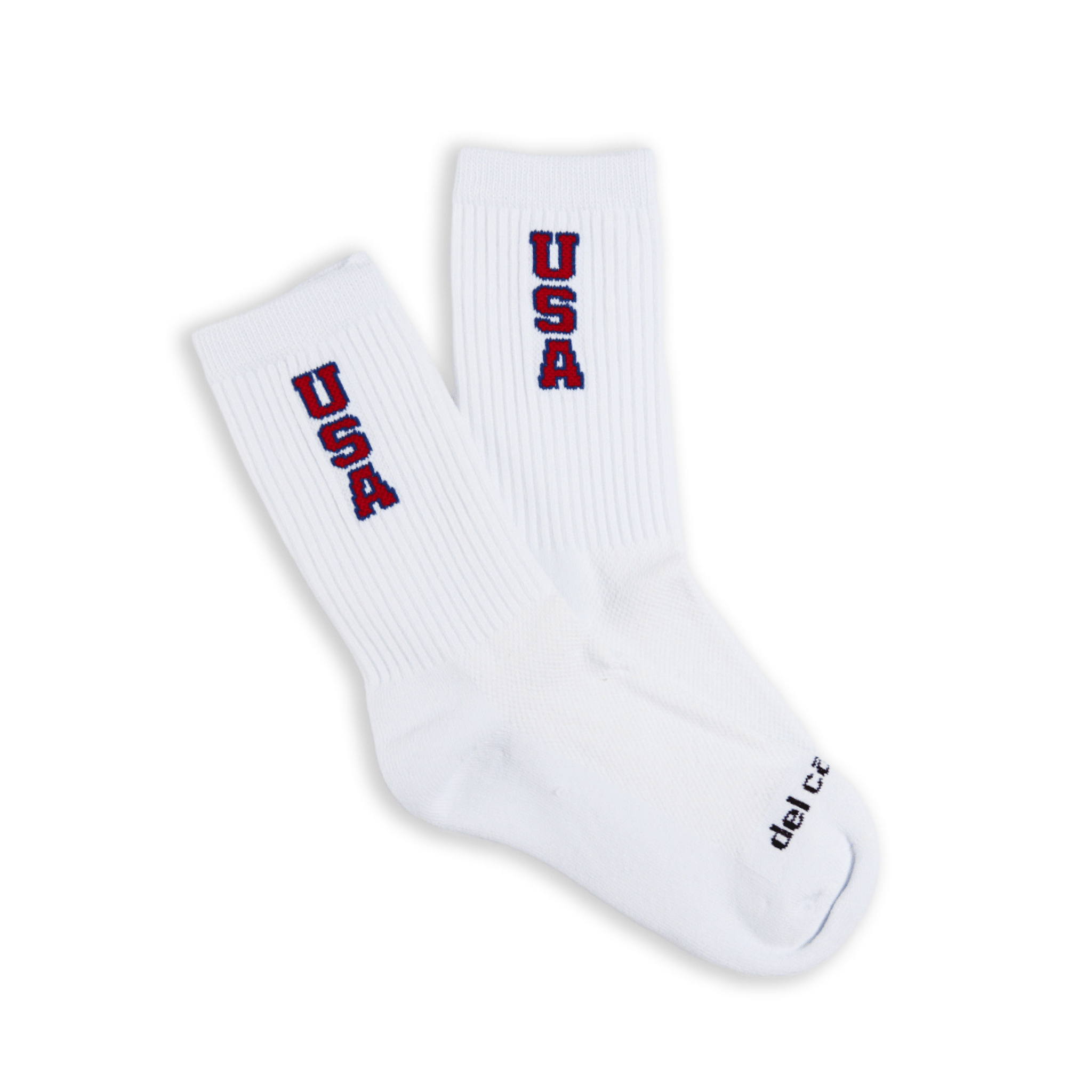 Del Campo USA Crew golf socks