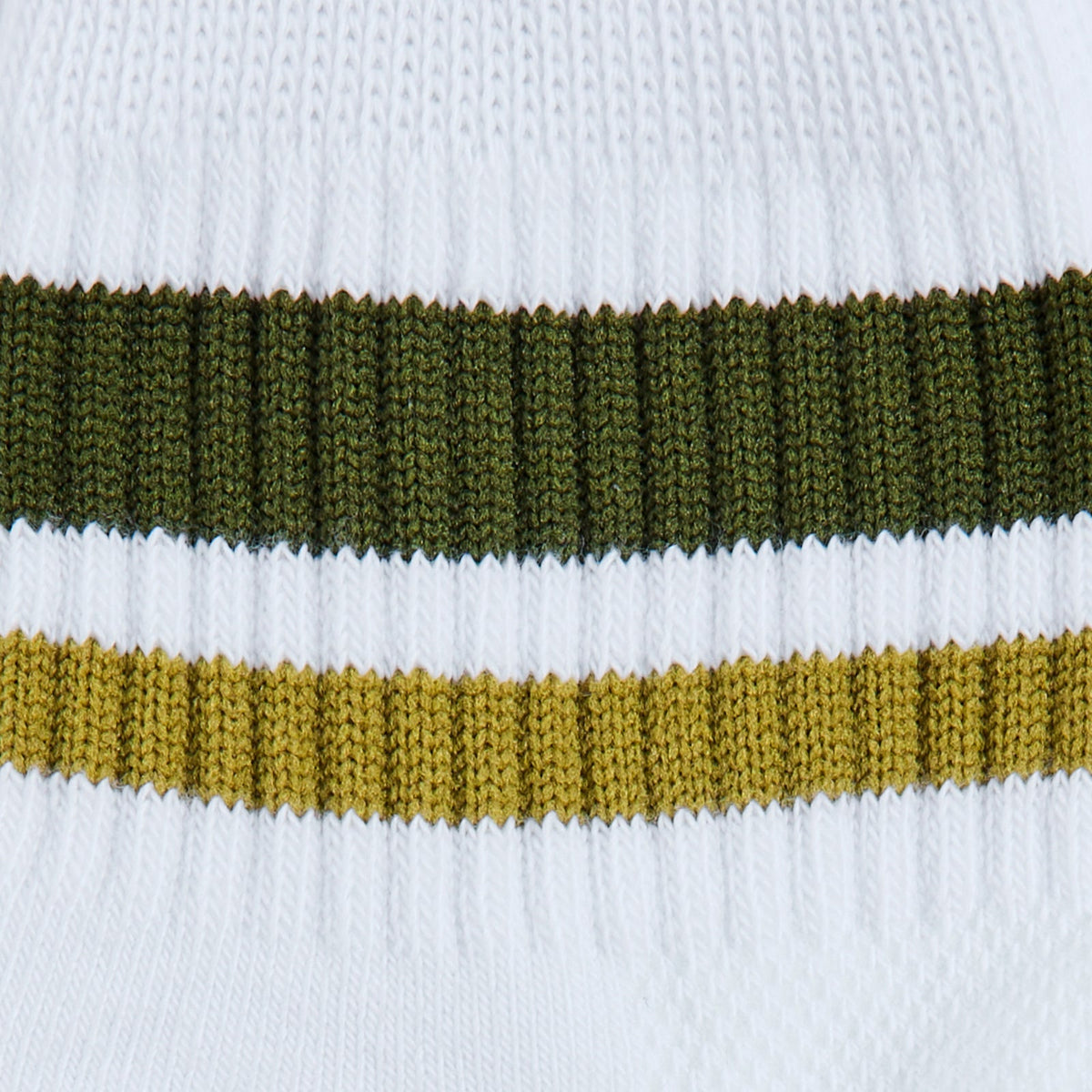 Del Campo Forest Stripes golf socks, close-up detail
