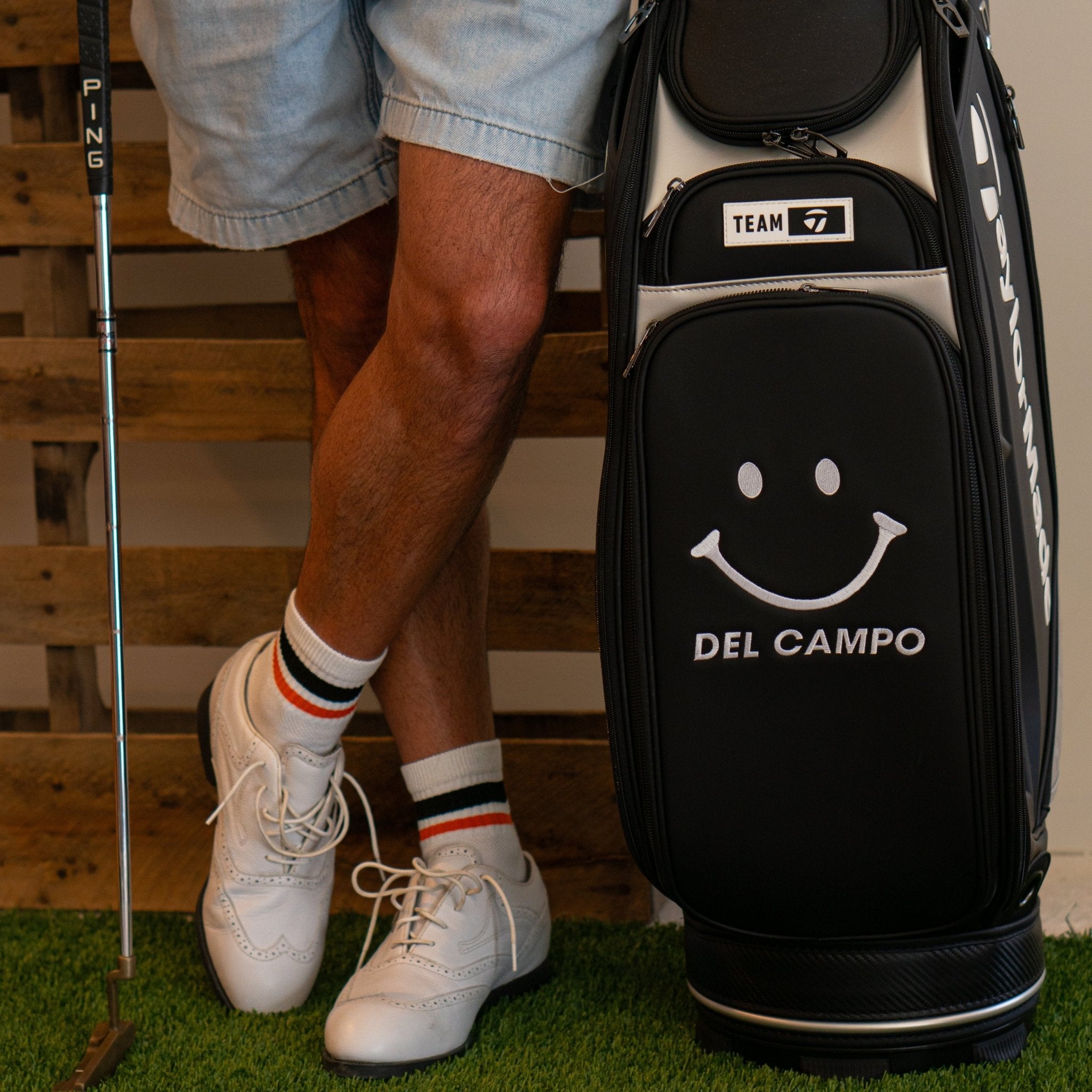 Black/Orange Stripe - del campo