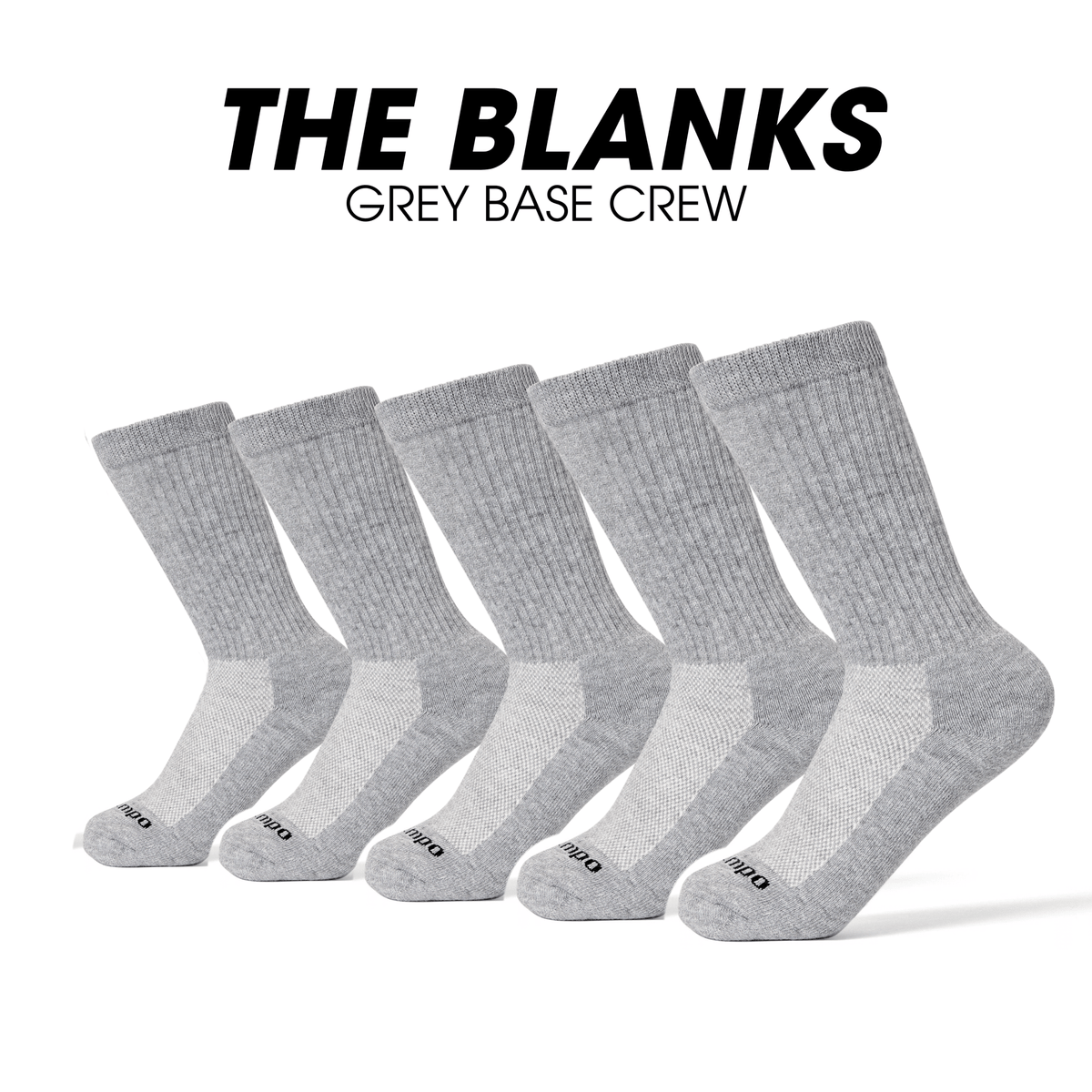 Grey Blank Crew Pack Bundle - del campo