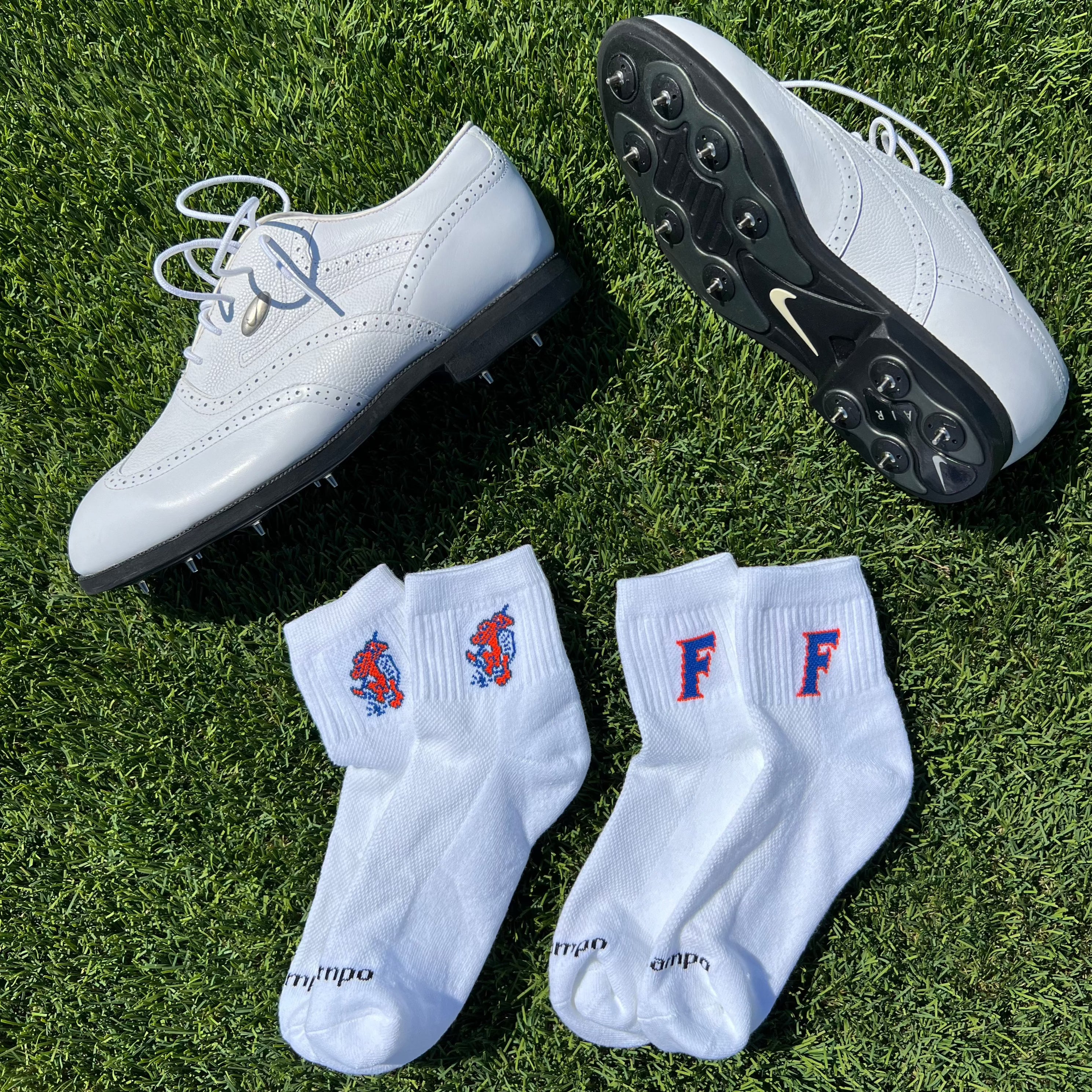 Del Campo Florida Gators Swinging Gator golf socks