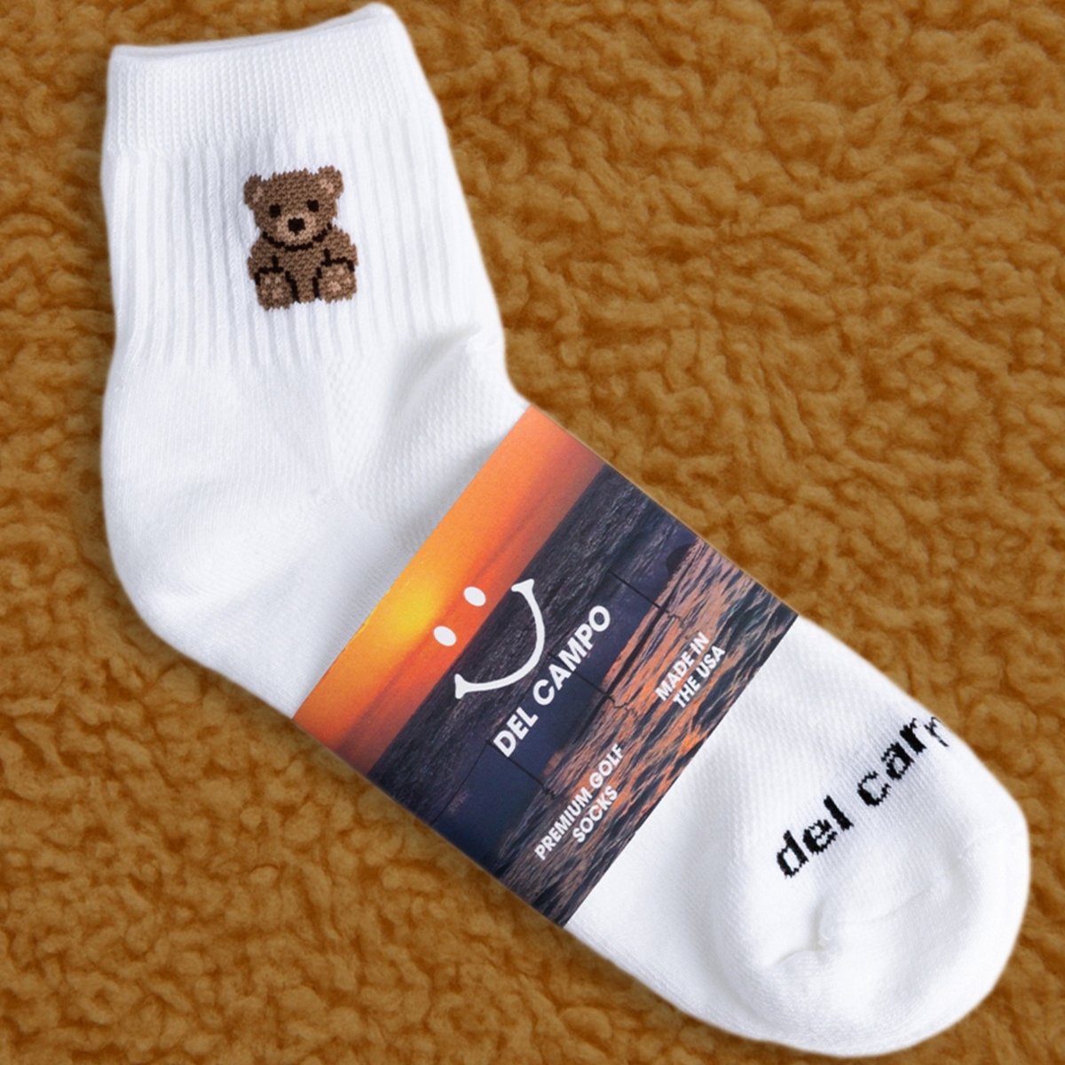 Del Campo Teddy Bears golf socks