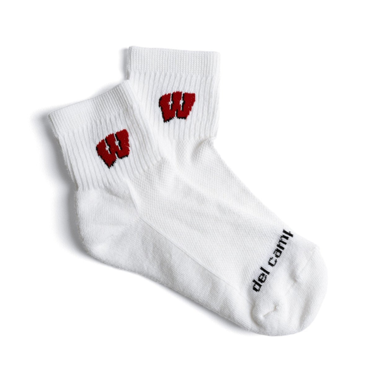 Del Campo Wisconsin Badgers golf socks