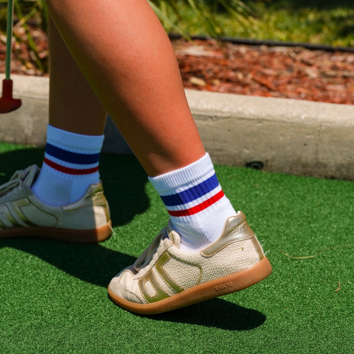 Red/Blue Stripe - del campo