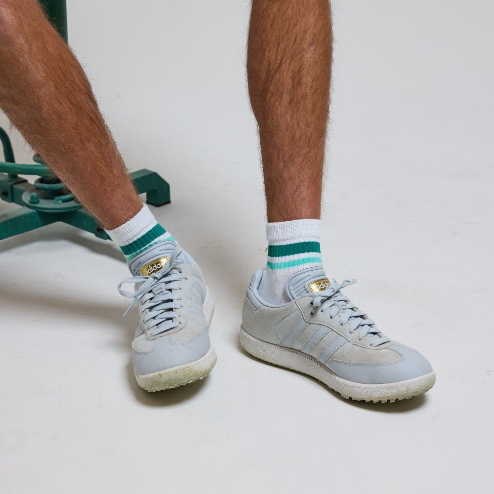 Del Campo Seaside Stripes golf socks