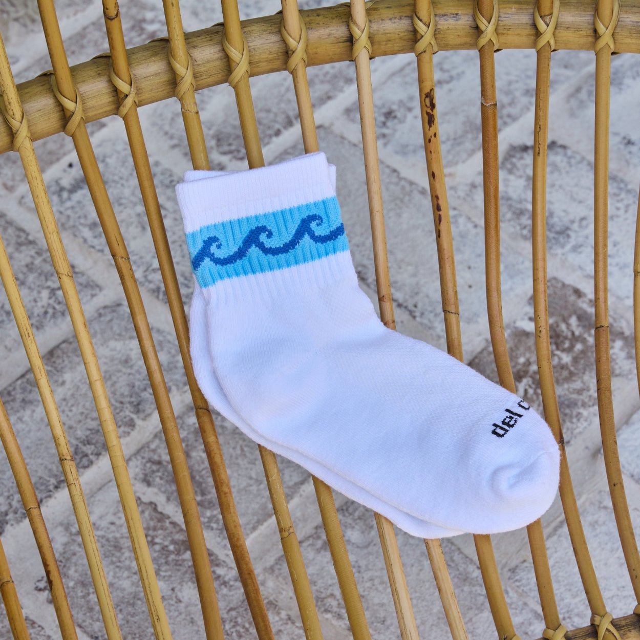 Wavey Stripe Socks - del campo