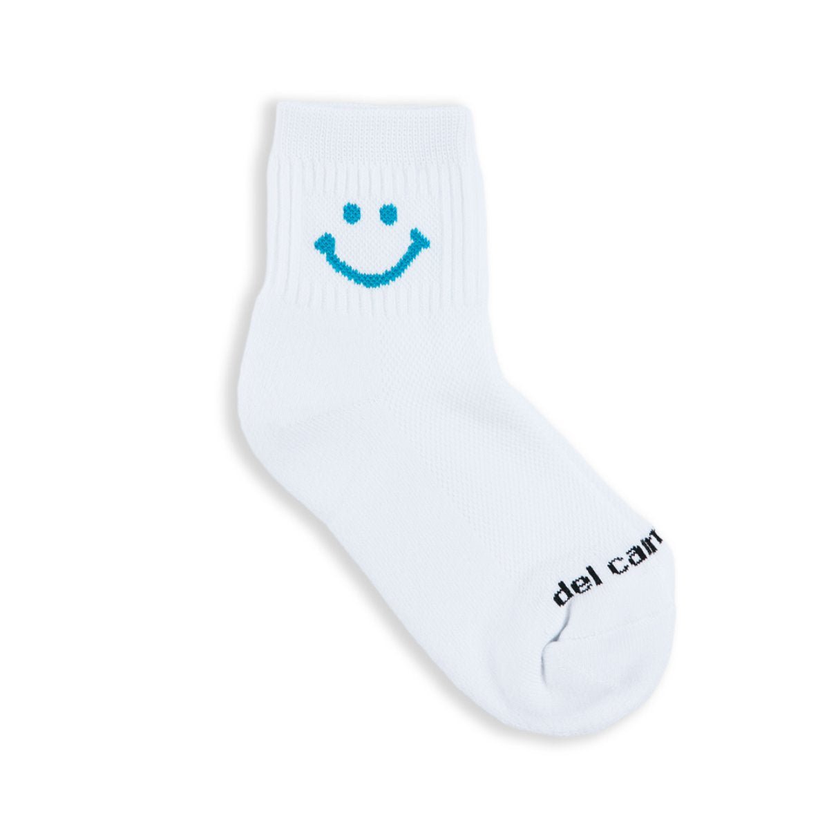 Teal Smiley Socks - del campo