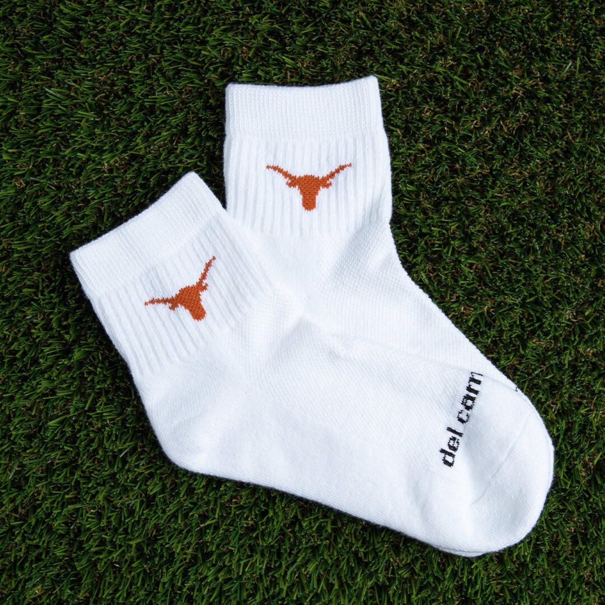 Del Campo Texas Longhorns Pack golf socks featuring both officially licensed team styles