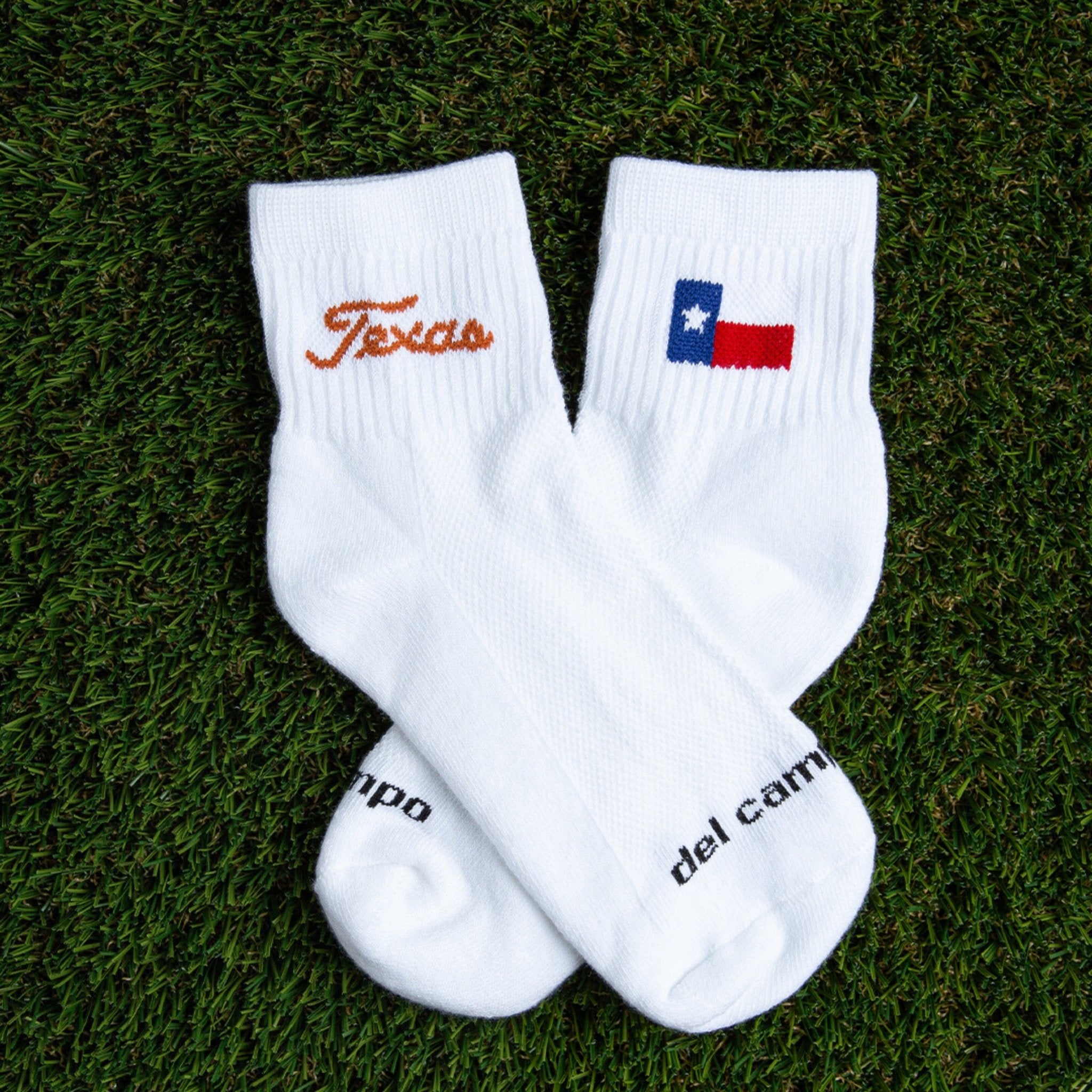 Del Campo Texas Longhorns Pack golf socks featuring both officially licensed team styles