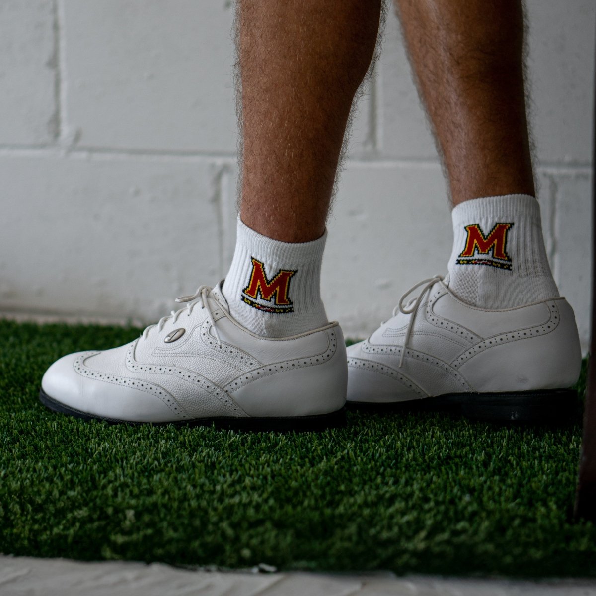 Del Campo Maryland Terrapins golf socks