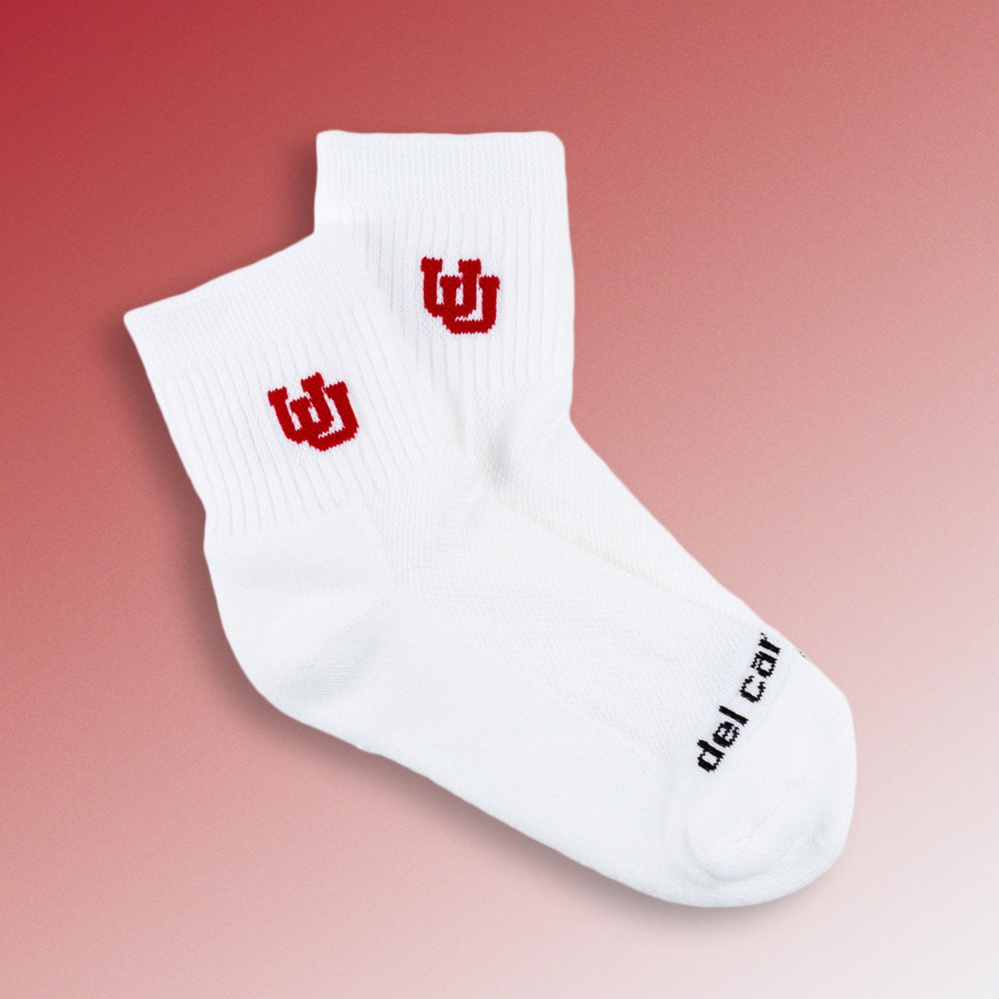 Del Campo Utah Utes golf socks