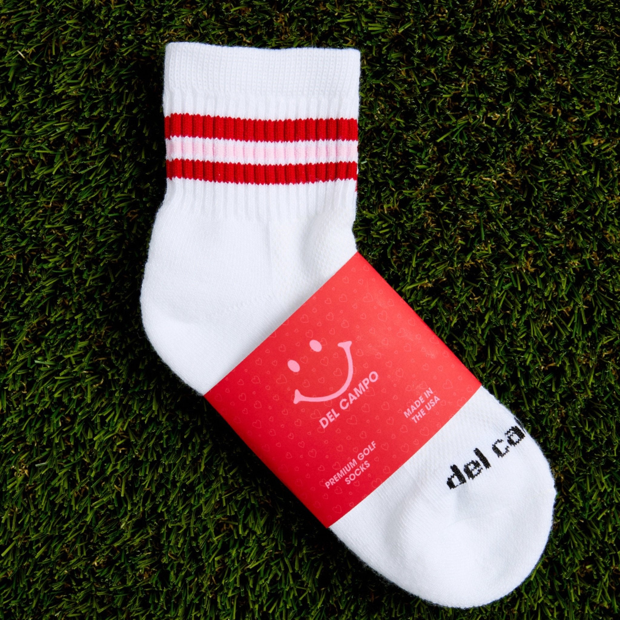 Kids Red/Pink Stripe - del campo