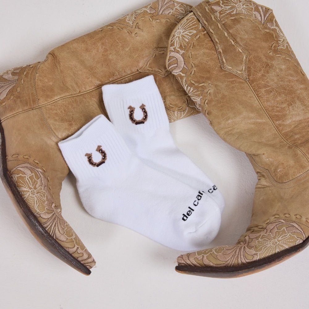 Del Campo Horseshoe golf socks