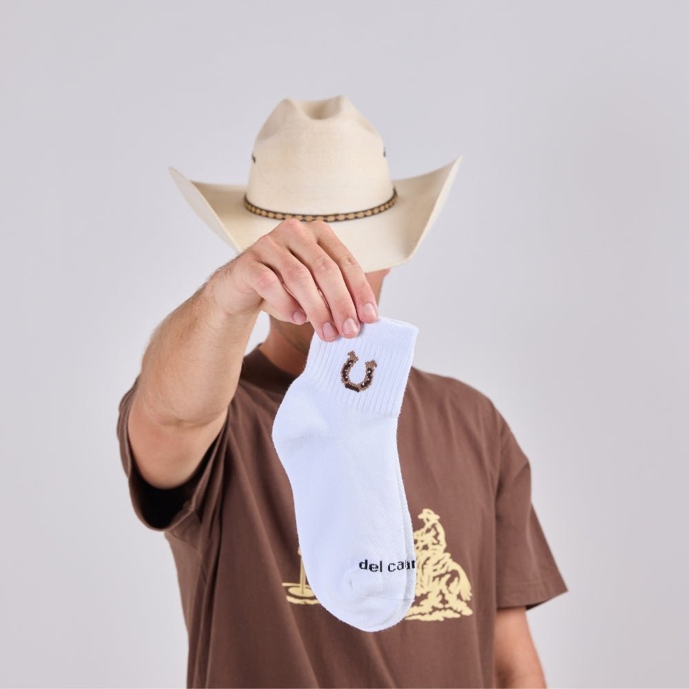 Del Campo Horseshoe golf socks
