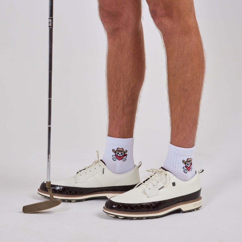 Del Campo Outlaw Crossbones golf socks