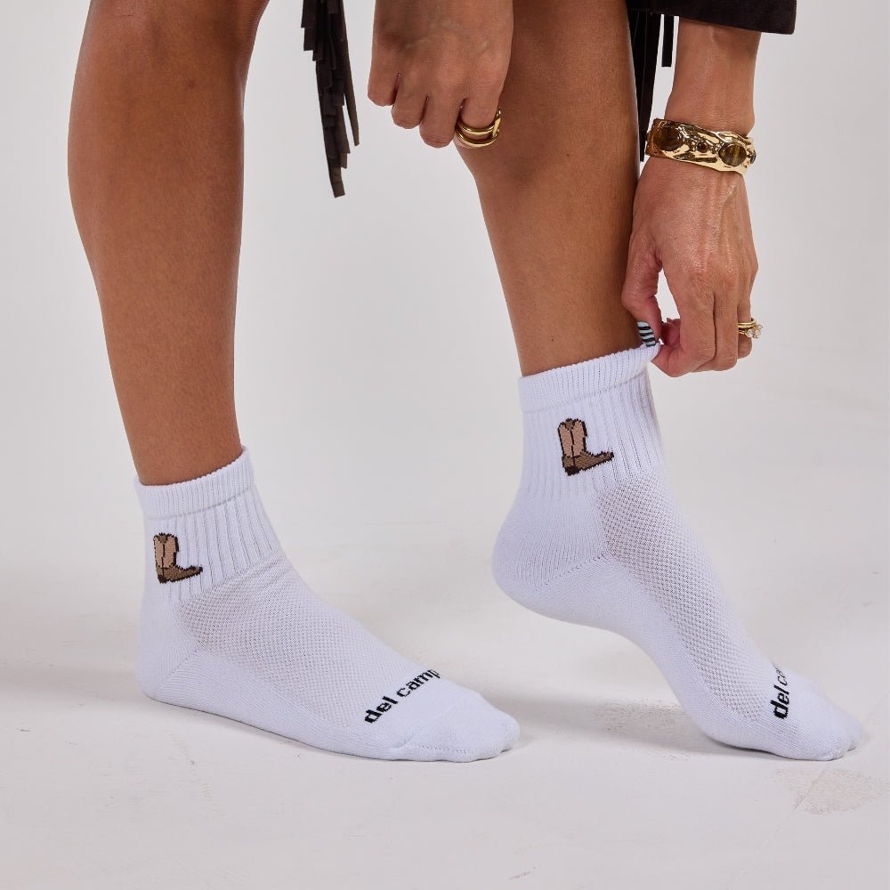 Del Campo Cowboy Boot golf socks