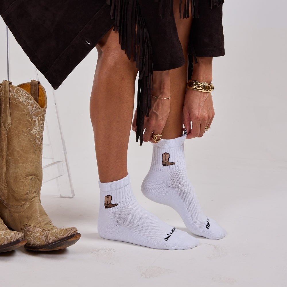 Del Campo Cowboy Boot golf socks