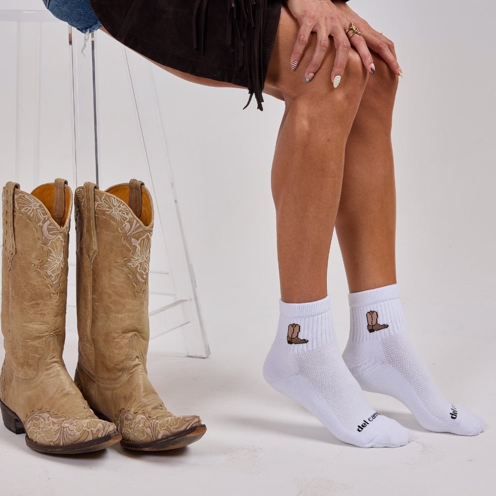 Del Campo Cowboy Boot golf socks