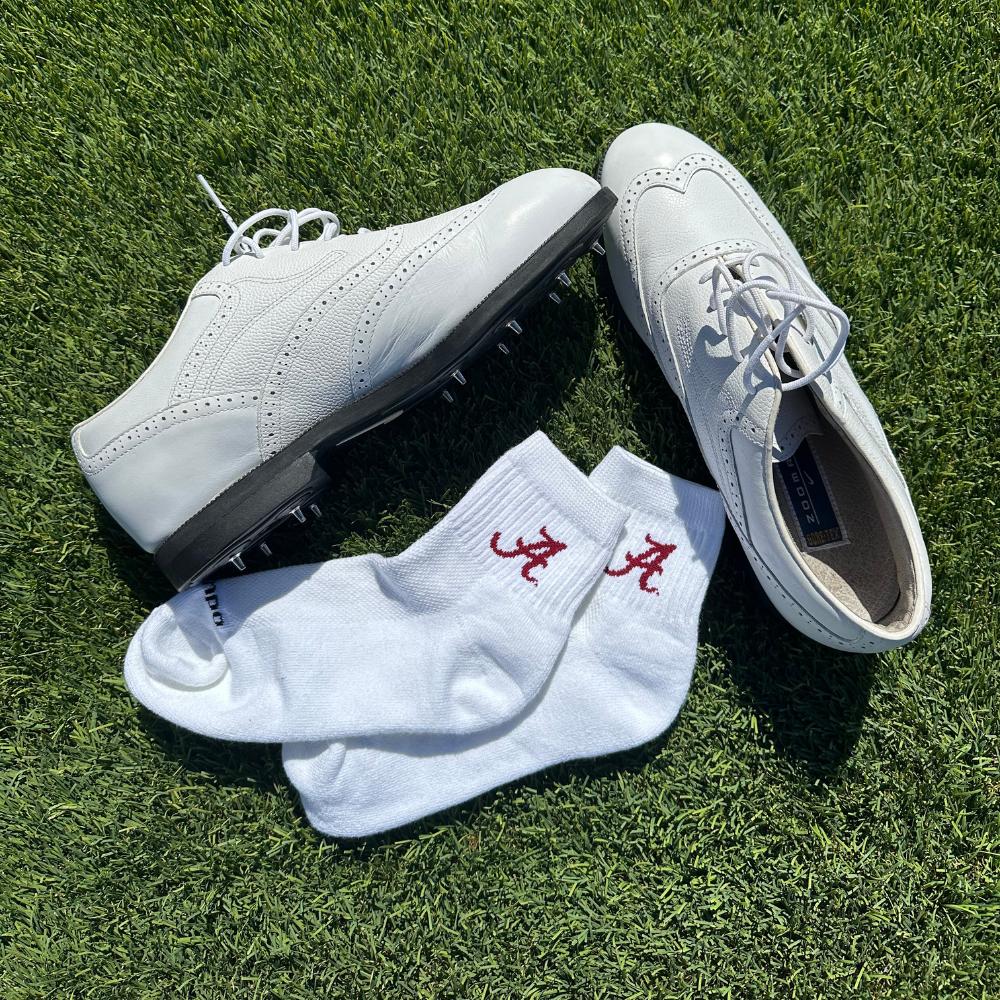 Del Campo Alabama Crimson Tide golf socks
