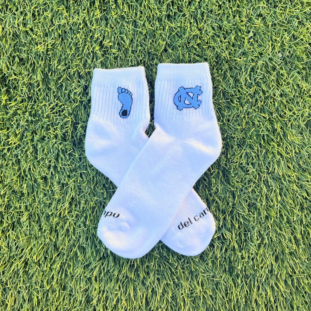 Del Campo North Carolina Tar Heels Pack golf socks featuring both officially licensed team styles