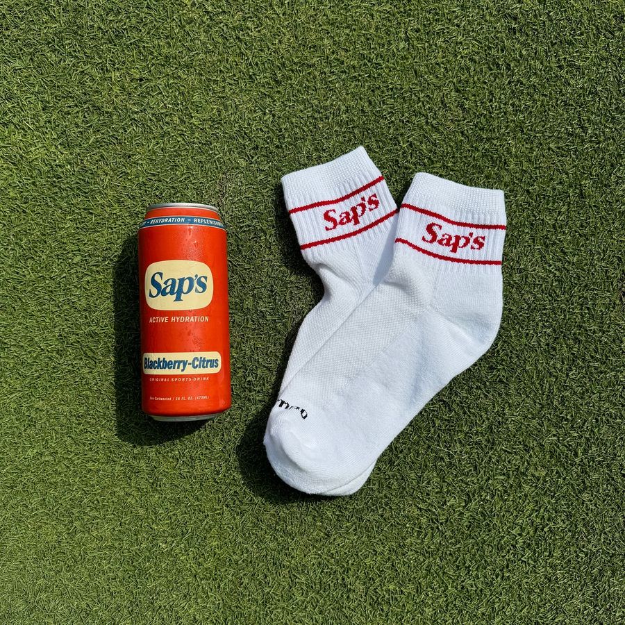 Custom Sap's logo golf socks by Del Campo