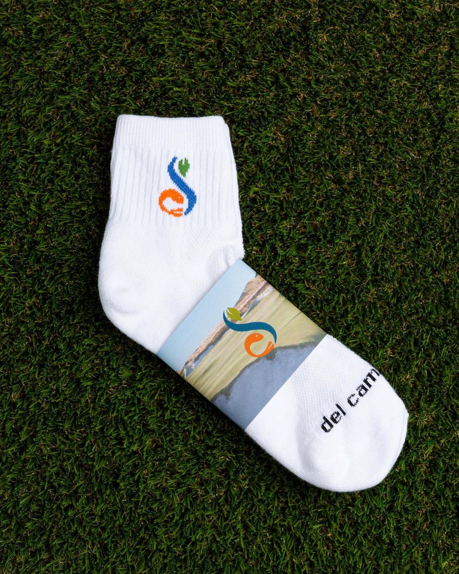 Custom Streamsong Resort logo golf socks by Del Campo