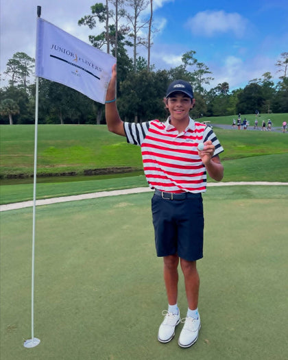 Charlie Woods Aces TPC in Palms